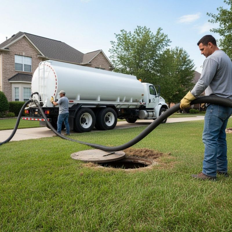 Local Septic System Pumping pros at work