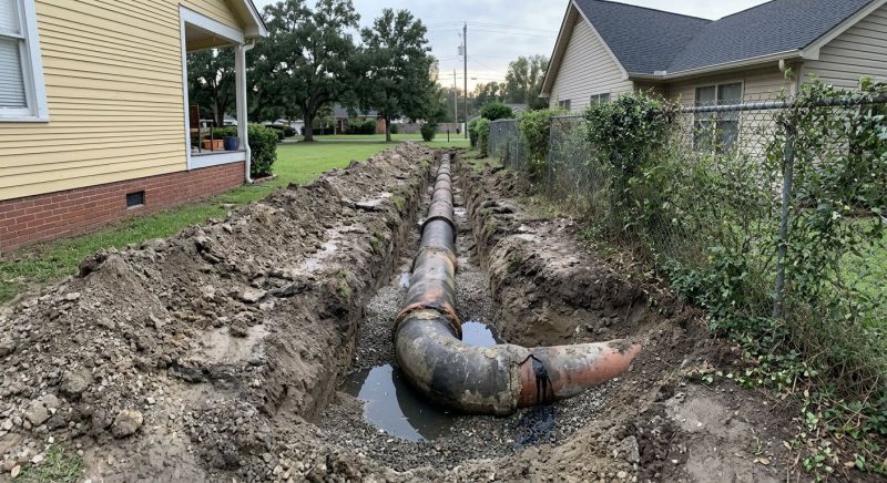 Sewage Line Installation in Austin, TX